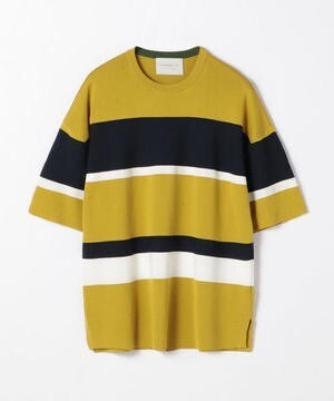 TOMORROWLAND マルチボーダー ビッグニットTシャツ tricot-T