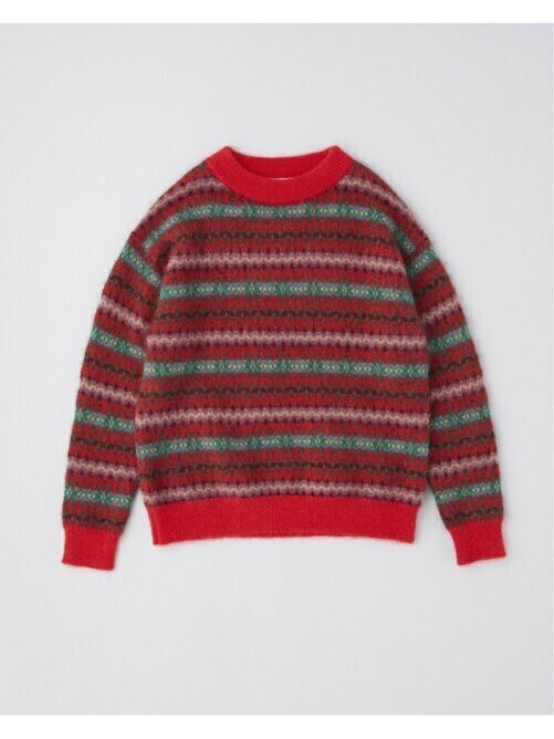 Traditional Weatherwear JACQUARD MOCK NECK PULL OVER