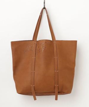 Vlas Blomme Wild Grass Embossed トートバック