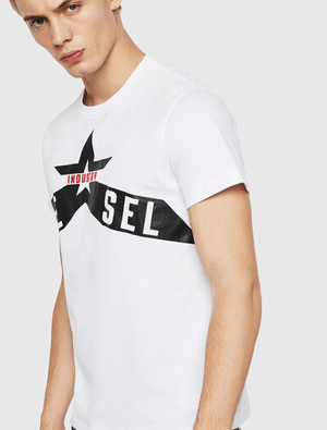DIESEL メンズ Tシャツ グラフィックデザイン