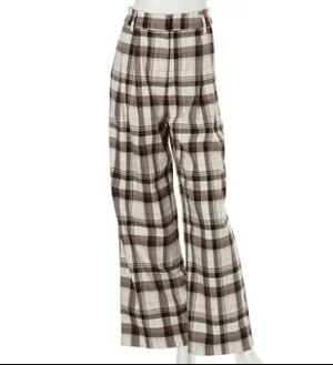 LADYMADE URBAN CHECK ハイウエストパンツ
