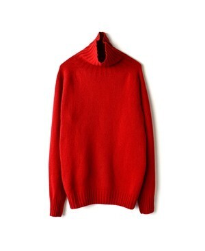 ARMEN JNAMP1651 POLO NECK SADDLE SHOULDER P/O