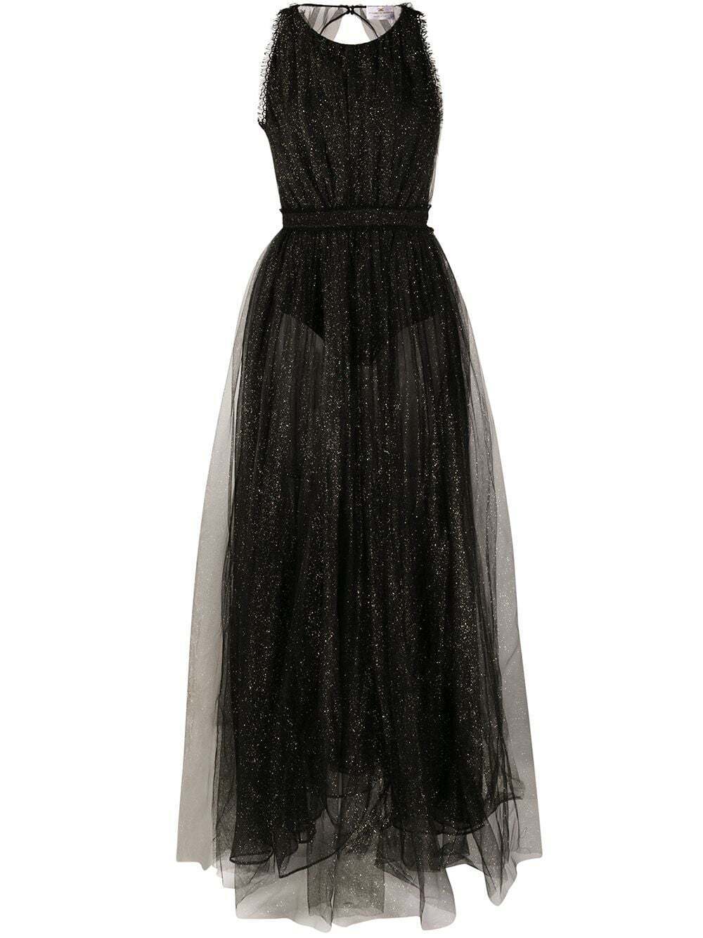 ELISABETTA FRANCHI シアー イブニングドレス