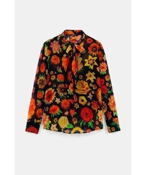 Desigual ブラウス長袖 FLOWERS