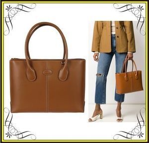 TOD'S 【TOD&amp;#x27;S】Dバッグ　コントラストステッチ ハンドバッグ (TOD&amp;#x27;S/トートバッグ) XBWDBAA0300RIIG807【BUYMA】