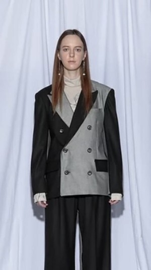 disemBySiiK BACK DETAIL DOUBLE JACKET