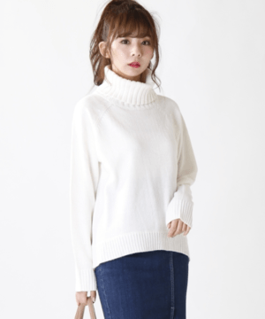 M.deux 【694-351251】【カタログ掲載】テールヘムバルキーニット
