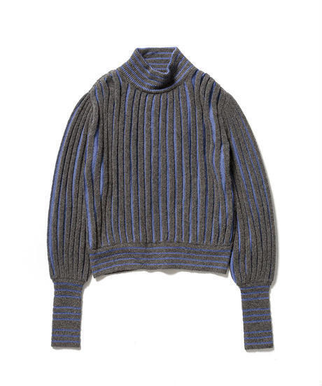 FILL THE BILL ACCORDION KNIT PULLOVER