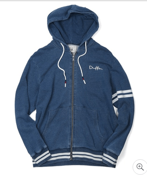 The DUFFER of ST.GEORGE [INDIGO LABEL] LINE PARKA：インディゴレーベル セットアップ スウェット ジップパーカー
