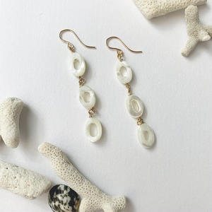 cujacu shell ring pierce / earring