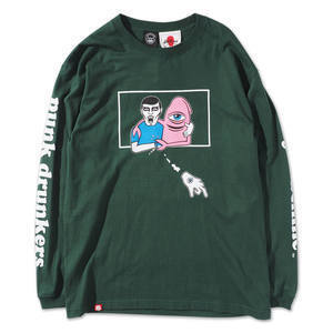 PUNK DRUNKERS [PDSXTOY MACHINE] 仲良し? ロンTEE