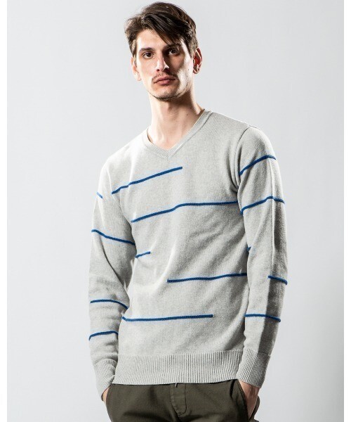 wjk irregular border knit(brushed yarn)