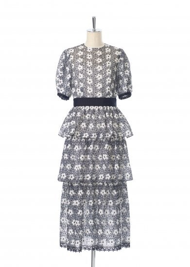 ADELLY Three steps frilled dress