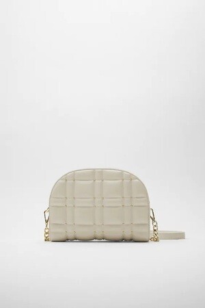ZARA スタッズ付きミニクロスボディバッグ