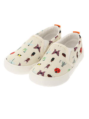 INSECT COLLECTION 昆虫大集合スリッポンシューズ キッズ