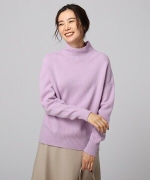 UNTITLED カシミヤウールハイネックニットプルオーバー