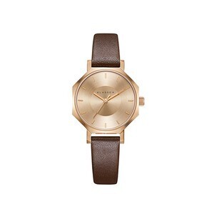 KLASSE14 Volare OKTO Rose Gold Brown Leather 28mm