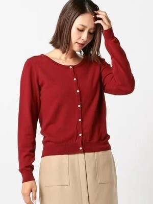 MEW'S REFINED CLOTHES ウォッシャブル2WAY定番カーディガン