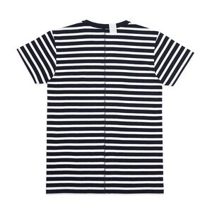 N.HOOLYWOOD RCH CREW NECK T-SHIRT NAVY BORDER