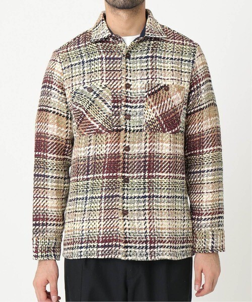 EDIFICE 【WAX LONDON / ワックスロンドン】 バスケットチェックシャツ