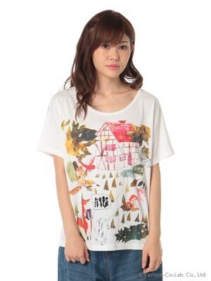 SUPER HAKKA ギフトフィリッププリントＴシャツ