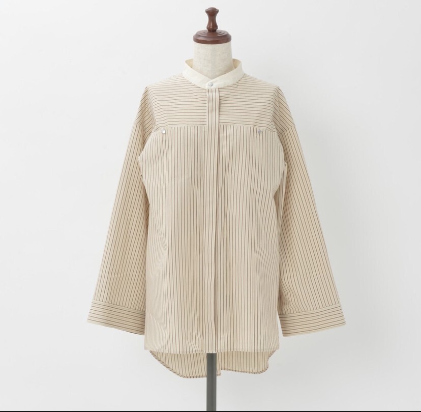 EARIH STANDING COLLER SHIRT