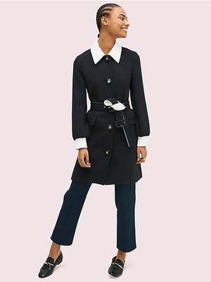 kate spade new york メインライン カラーブロック コート