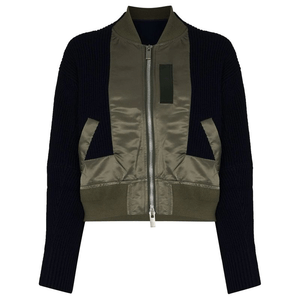 sacai サテン ボンバージャケット