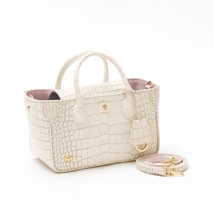 A.D.M.J. KHALI VALLEY/CROCOEMBOSSING MICROMINI TOTEBAG