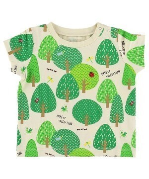 INSECT COLLECTION 昆虫フォレスト長袖Tシャツ