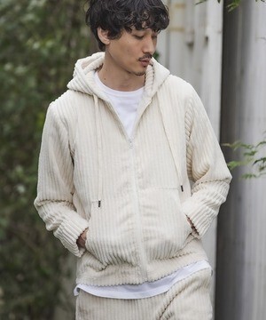 CAMBIO Thick Corduroy Zip Up Parka パーカー