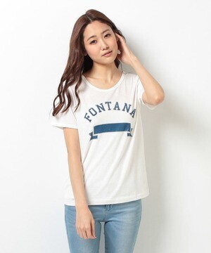 earth music & ecology FONTANAロゴTシャツ