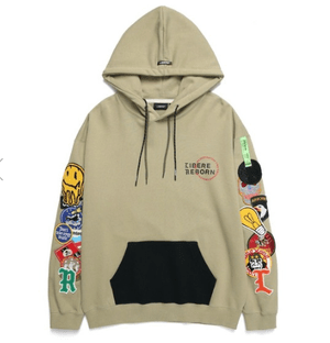 LIBERE LIMITED WAPPEN HOODIE リミテッドワッペンフーディー ビッグシルエットパーカー