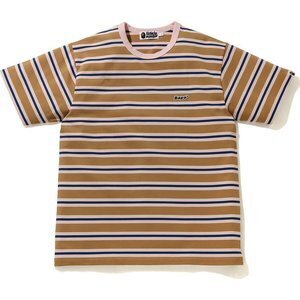A BATHING APE BAPE PATCHED HOOP TEEMENS
