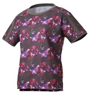 DESCENTE フラワーグラフィック 半袖Tシャツ