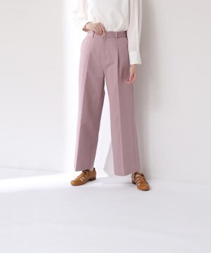 ADIEU TRISTESSE センタープレスチノパンツ