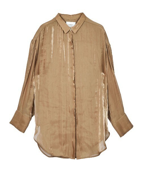 AMERI GLOSSY LONG SHIRT
