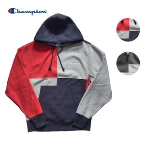 Champion Champion LIFE リバースウィーブ カラーブロック スウェットフーディー