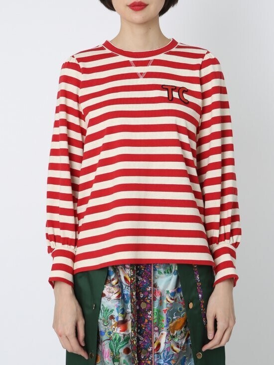 TSUMORI CHISATO STRIPED DOCKING