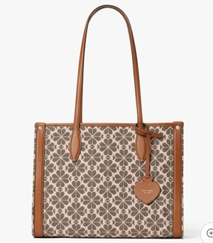 kate spade new york マーケット スペード フラワー ジャカード ミディアム トート