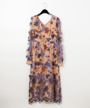 GRACE CONTINENTAL レース刺繍ワンピース