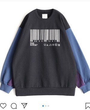 SHAREEF BARCODE BIG SWEAT