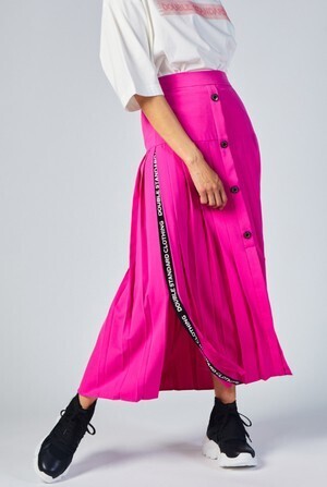 DOUBLE STANDARD CLOTHING ポリエステルジョーゼットスカート