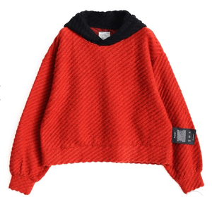 SHAREEF TWILL SHAGGY SHORT PARKA