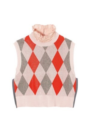 sacai アーガイルニット