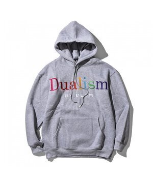DUALISM RAINBOW BIG LOGO SWEAT HOODIE