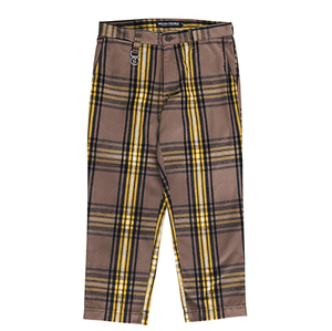 ROLLINGCRADLE CHECK CROPPED PANTS