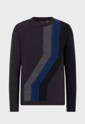 EMPORIO ARMANI セーター アルパカウール 3色インターシャ