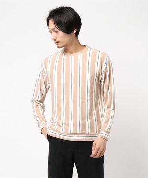 JOINT WORKS ランダムストライプポンチロングスリーブ