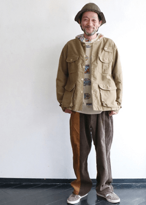 TIGER BROCANTE 2020aw/collection Wappen print pullover parka